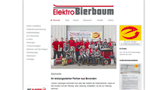 Desktop Screenshot of elektro-bierbaum.de